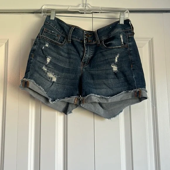 Low Rise Ripped Shorts - Picture 1 of 1